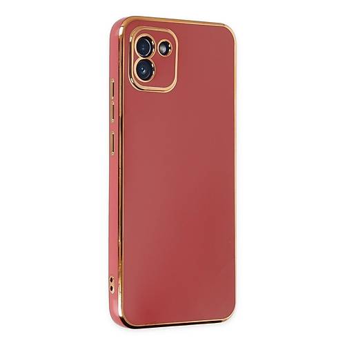 Galaxy A03 K�l�f Volet Silikon - K�rm�z�