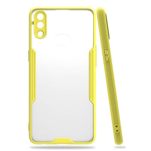 Galaxy A10S K�l�f Platin Silikon - Sar�