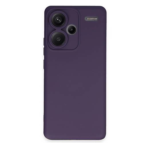 Redmi Note 13 Pro Plus K�l�f Nano i�i Kadife Silikon - Mor