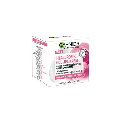 Y�z Bakim Kremi & Hyaluronik, G�l �z�, Parlak, Yat��m�� Bir Cilt ��in G�nd�z Kremi 50ML