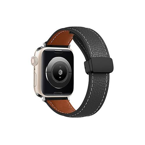 Watch 42mm KR414 Daks Deri Kordon - Siyah