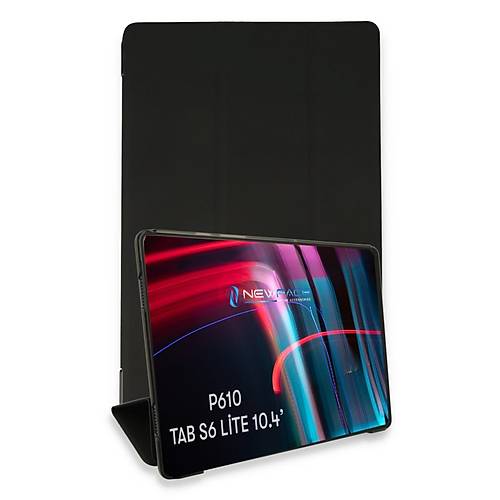 Galaxy P610 Tab S6 Lite 10.4 K�l�f Tablet Smart K�l�f - Siyah