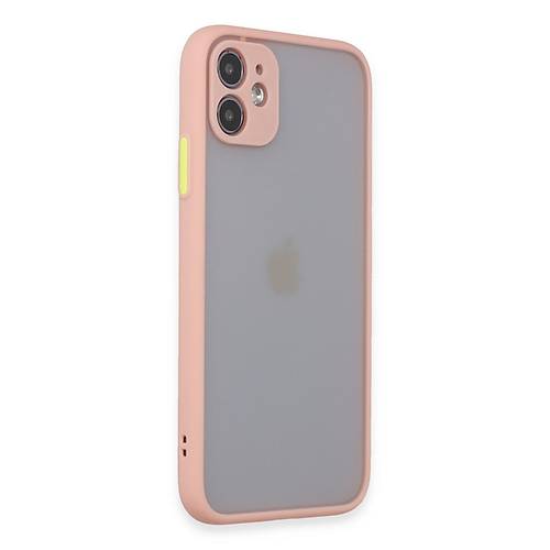 iPhone 11 K�l�f Montreal Silikon Kapak - Pembe