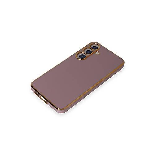 Galaxy S24 K�l�f Volet Silikon - Mor