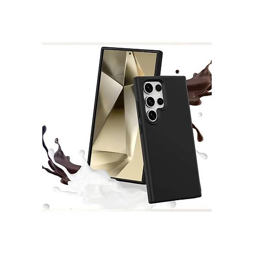 Galaxy S24 Ultra K�l�f First Silikon - Siyah