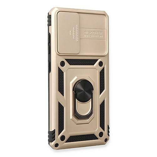 Galaxy A73 5G K�l�f Pars Lens Y�z�kl� Silikon - Gold