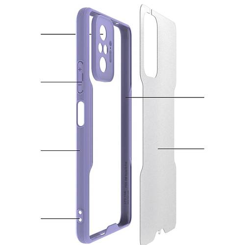 Redmi Note 10 Pro K�l�f Platin Silikon - Pembe