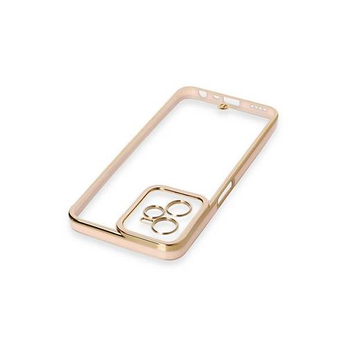 Realme C35 K�l�f Liva Lens Silikon - Pudra