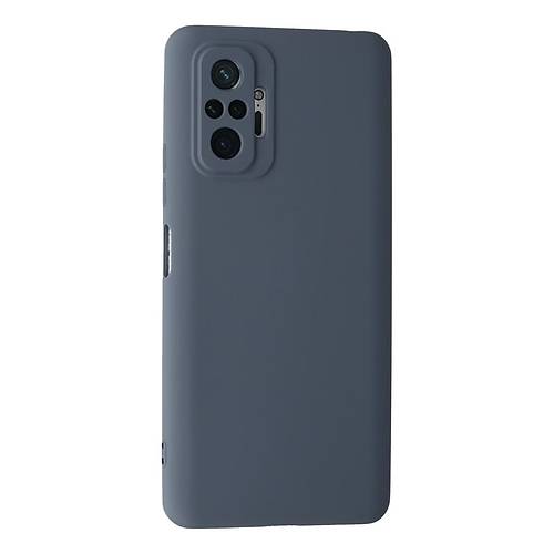 Redmi Note 10 Pro K�l�f Nano i�i Kadife Silikon - Gri