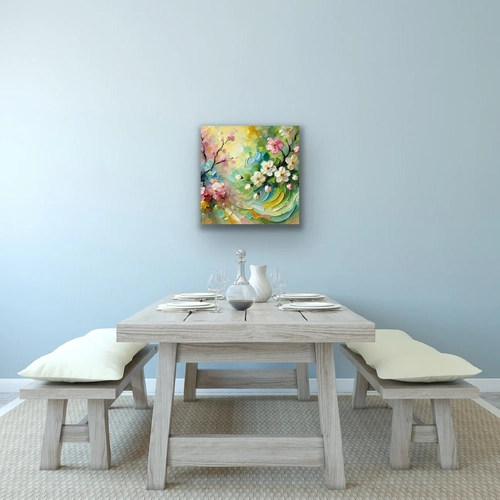 �lkbahar Mevsimi Kanvas Tablo 60x60cm