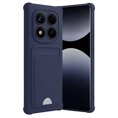 Redmi Note 14 Pro 4G Kelvin Kartvizitli Silikon - Lacivert