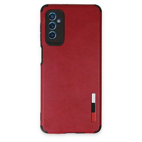 Galaxy M52 5G K�l�f Loop Deri Silikon - K�rm�z�