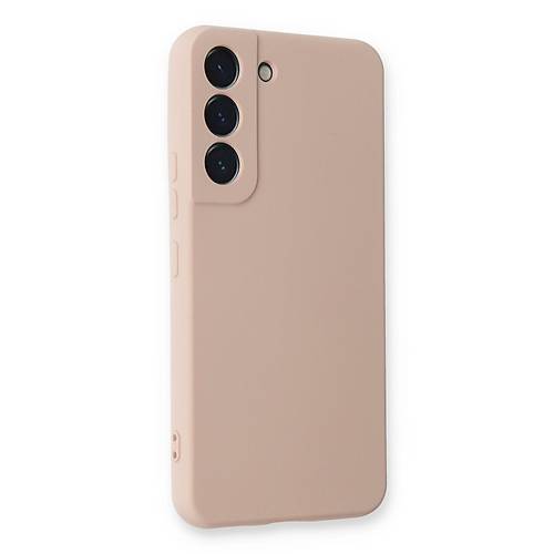 Galaxy S23 K�l�f Nano i�i Kadife Silikon - Pudra