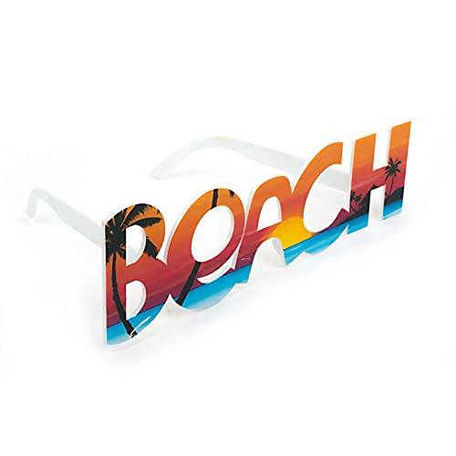 Beach Yaz�l� Parti G�zl��� Yaza Merhaba Hawaii Show G�zl��� 19x6 cm