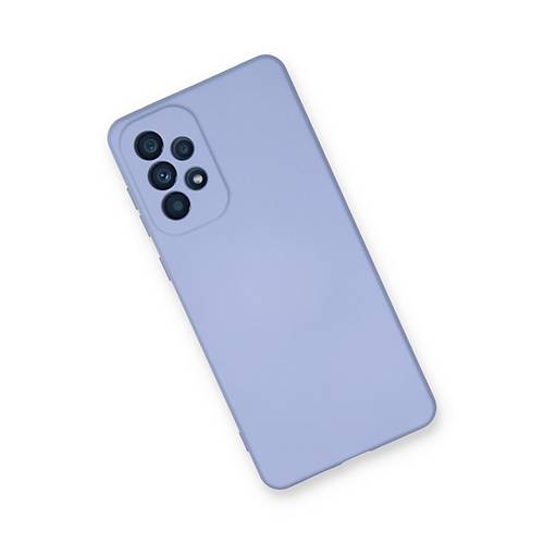 Galaxy A53 5G K�l�f Nano i�i Kadife Silikon - Lila