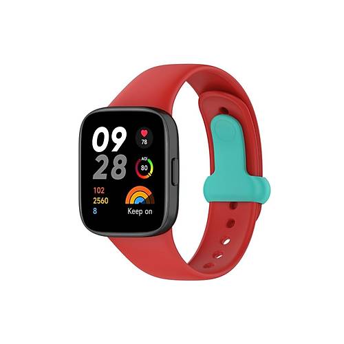 Redmi Watch 3 Origin Silikon Kordon - K�rm�z�