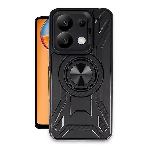 Redmi Note 13 4G K�l�f Lincoln Silikon - Siyah