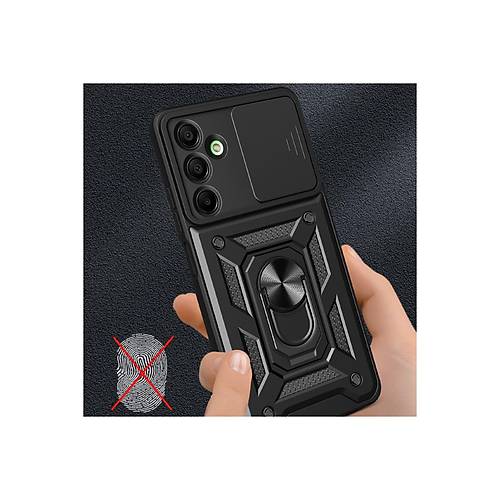 Galaxy A16 5G K�l�f Pars Lens Y�z�kl� Silikon - Siyah