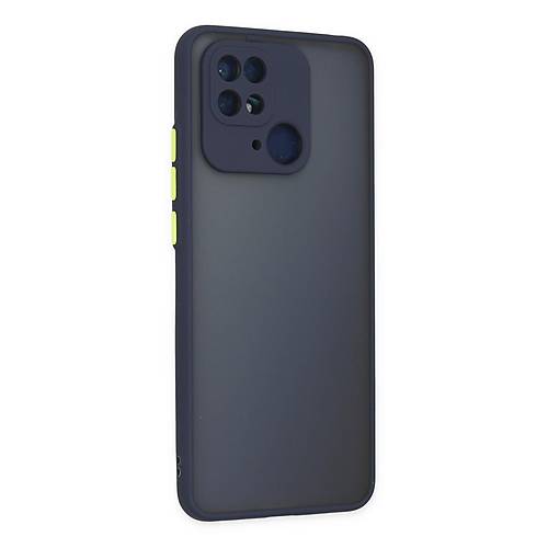 Redmi 10C K�l�f Montreal Silikon Kapak - Lacivert