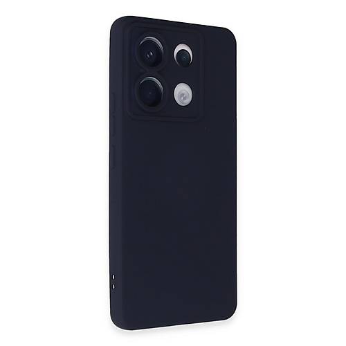 Redmi Note 13 Pro 5G K�l�f Nano i�i Kadife Silikon - Lacivert