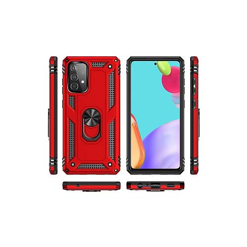 Galaxy A33 5G K�l�f Sofya Y�z�kl� Silikon Kapak - K�rm�z�