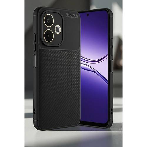 A5 Pro 4G K�l�f Auto Focus Karbon Kapak - Koyu Ye�il