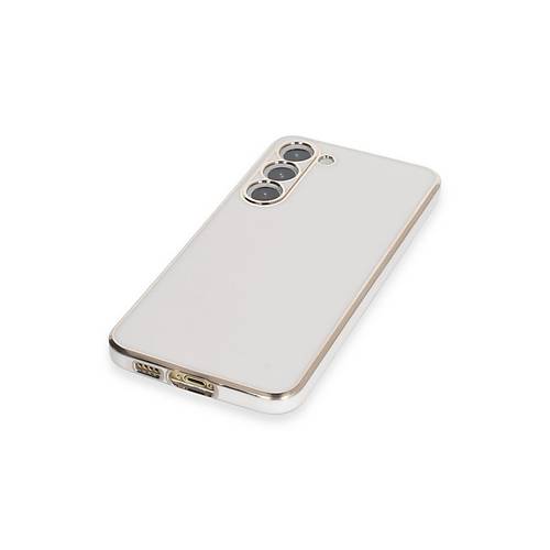 Galaxy S23 K�l�f Volet Silikon - Beyaz