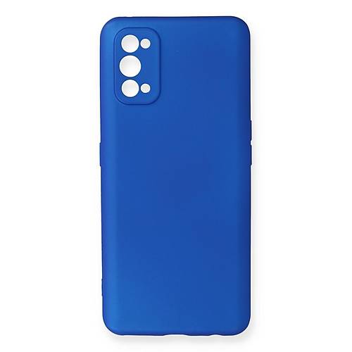 Realme 7 Pro K�l�f First Silikon - Mavi