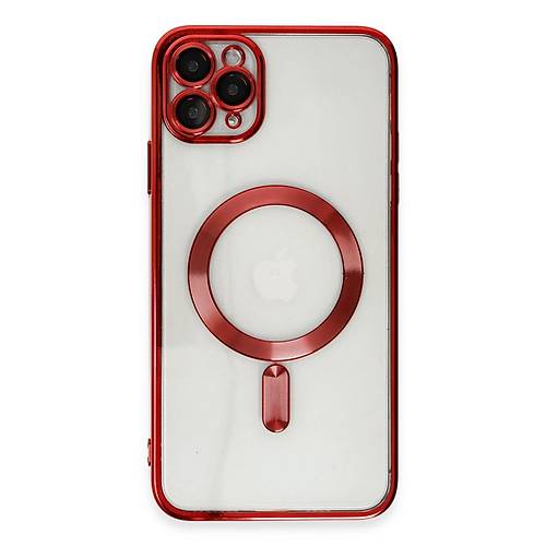 iPhone 11 Pro Max K�l�f Kross Magneticsafe Kapak - K�rm�z�