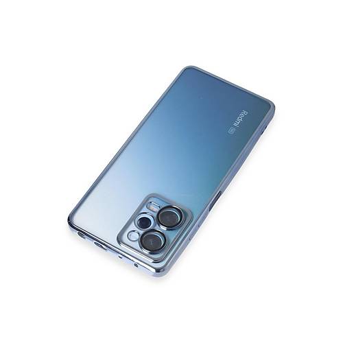 Redmi Note 12 Pro 5G K�l�f Razer Lensli Silikon - A��k Mavi