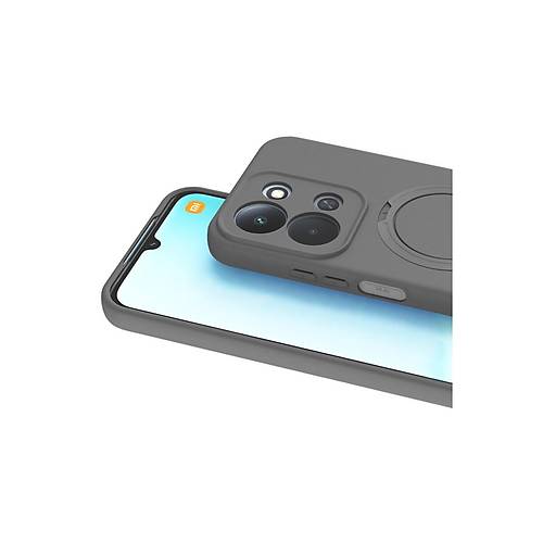 Redmi 15C 4G Regal Magsafe Standl� Kapak - Titan Gri