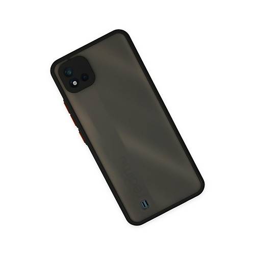 Realme C11 2021 K�l�f Montreal Silikon Kapak - Siyah