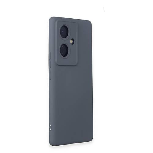 V29 Lite K�l�f Nano i�i Kadife Silikon - Gri