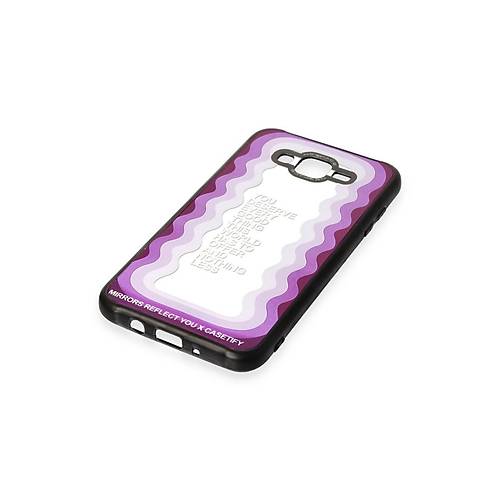Galaxy J7 K�l�f Mirror Desenli Kapak - Mirror - 5