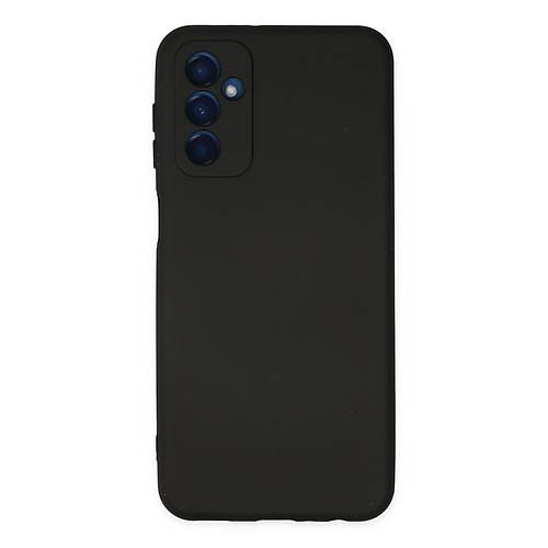 Galaxy M23 K�l�f Nano i�i Kadife Silikon - Siyah