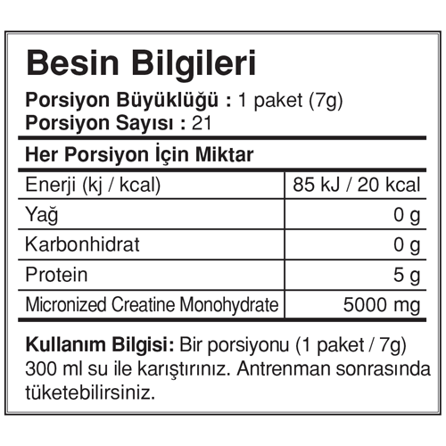 Crea Big Go! 21 Drink Packets Ye�il Elma