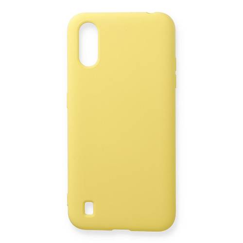 Galaxy A01 K�l�f Nano i�i Kadife Silikon - Sar�