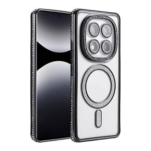 Redmi Note 14 Pro 4G Joke Simli Magneticsafe K�l�f - Siyah