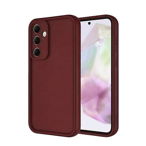 Galaxy A56 K�l�f Viera Silikon - Bordo