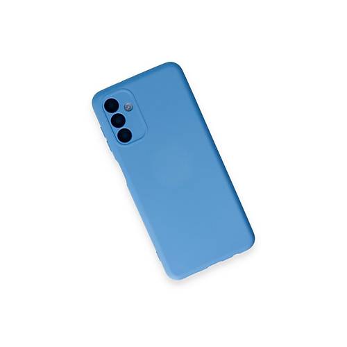 Galaxy A14 4G K�l�f Nano i�i Kadife Silikon - Mavi