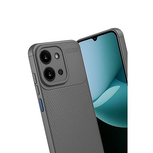 Redmi 15C 4G Auto Focus Karbon Kapak - Gri