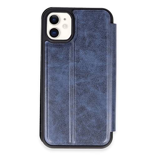 iPhone 11 K�l�f Flip Cover - Lacivert