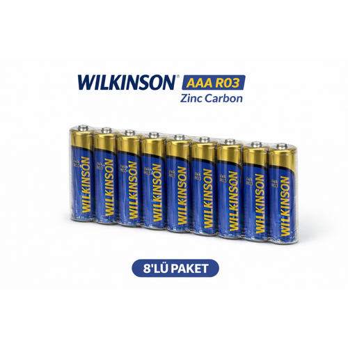 Wilkinson AAA R03 �nce Pil Zinc Carbon Ultra Energy 2 li 4 Paket