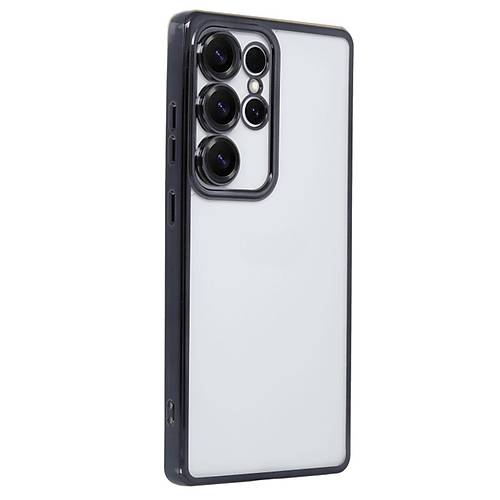 Galaxy S25 Ultra K�l�f Razer Lensli Silikon - Siyah