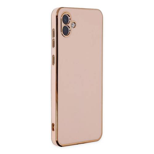 Galaxy A04 K�l�f Volet Silikon - Pembe