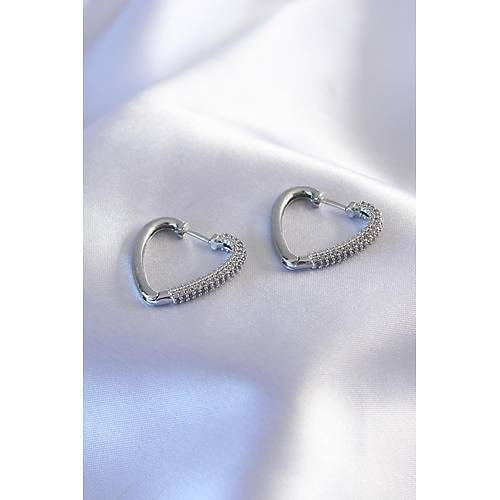 G�m�� Renk Zirkon Ta�l� Kalp Model Kad�n K�pe