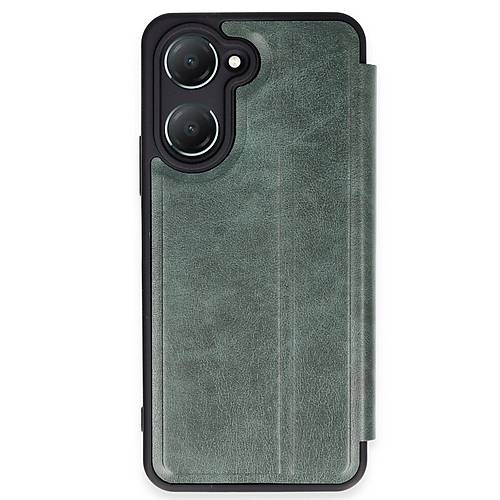 Y18 K�l�f Flip Cover - Koyu Ye�il