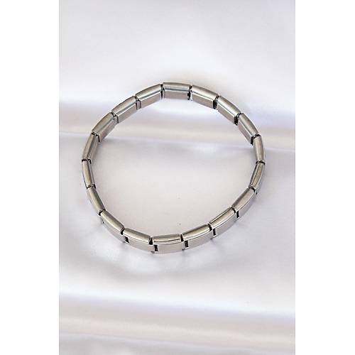 316L �elik G�m�� Renk Yaz�s�z Nomination Model Kad�n Bileklik