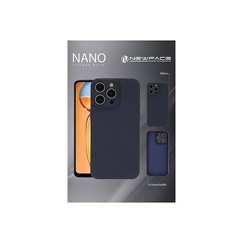 iPhone 11 Pro Max K�l�f Nano i�i Kadife Silikon - Mavi