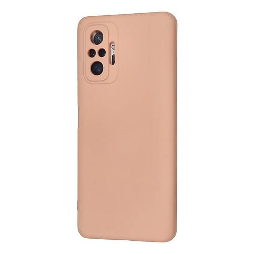 Redmi Note 10 Pro K�l�f Nano i�i Kadife Silikon - Pudra